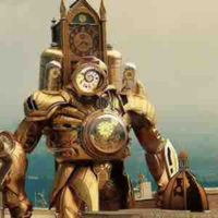 Titan clock man