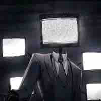 Larger tv man 