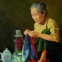 bà 5 Thanh (ngoại em)