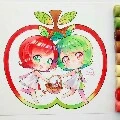 chibi táo song sinh-bạn của tác giả