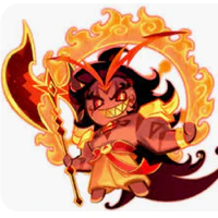 burning spice cookie