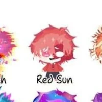 red sun