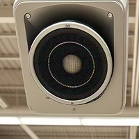 Loa trong trung tâm thương mại