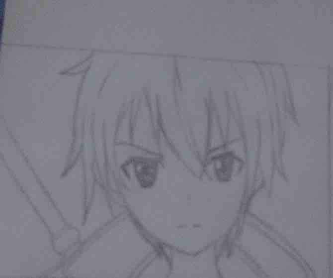 Trả lời @☀️🌊TOMIOKA 🌊☀️ Vẽ Kirito cực dễ ai cũng vẽ được #drawing #a... |  TikTok