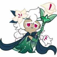 White lily cookie