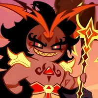 Burning spice cookie