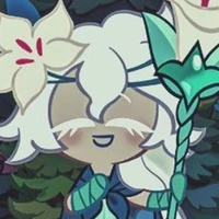 White lily cookie