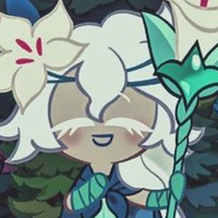 White lily cookie