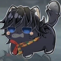 Tomioka giyu ( dạng mèo ) ( cục bông )