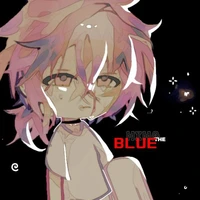 the blue