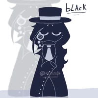 black( cục than đen thui)