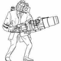 Large camera man