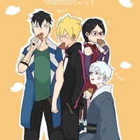 Team 7 + Himawari(Trừ người cần trừ)
