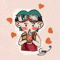 Ly trà sữa của Cạp Cạp 