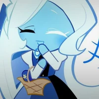 Lady in azure