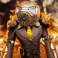 future large clock man/ winston/