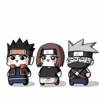 Obito, Rin, Kakashi 