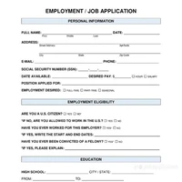 job application