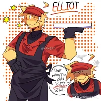 Elliot (m pH ăn pizza)