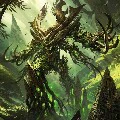 Tree/quái vật bảo vệ rừng già /Moon/