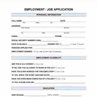 Job application