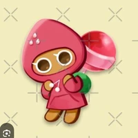 Strawberry crepe cookie