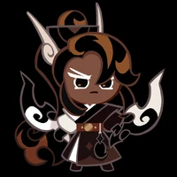 caramel arrow cookie