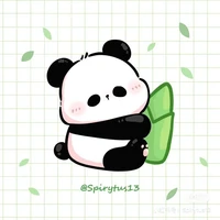 Bé panda ôm măng đợi độc giả