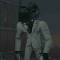 Large Scientist Cameraman / John