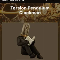 Torsion Pendulum Clockman|Toseripedulmon