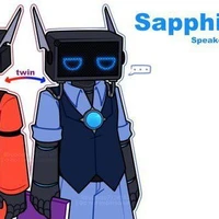 Titan Sapphire Speaker Man