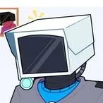 Blue Camera Man