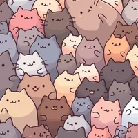 đám mèo trong thư viện