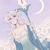 young White Lily