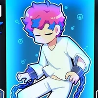 hiha the blue//block xanh lè//