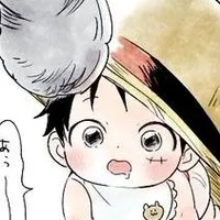 em bé luffy