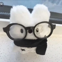 gấu bông chó nhỏ đeo kính👓