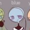 blue