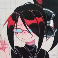 Red Glasses Girl