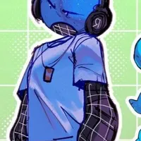 blue dude