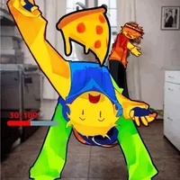 noob kẻ né pizza