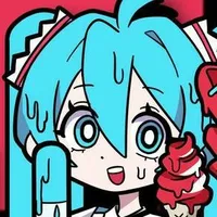 Miku " Melting ice cream"