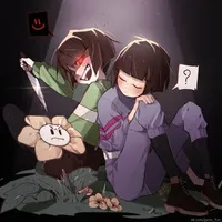 Chara and Frisk