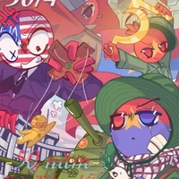 All countryhumans ở đó