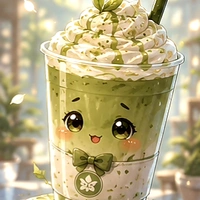 Sữa Yến Mạch Matcha Latte kem sữa