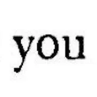you — A