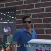 Ông chú bán bò bía mưu sinh