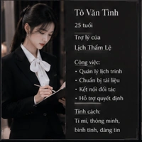 Tô Vãn Tình- trợ lý Nữ9