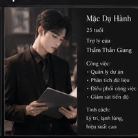 Mặc Dạ Hành- Trợ Lý Nam8
