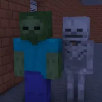 skeleton, zombie